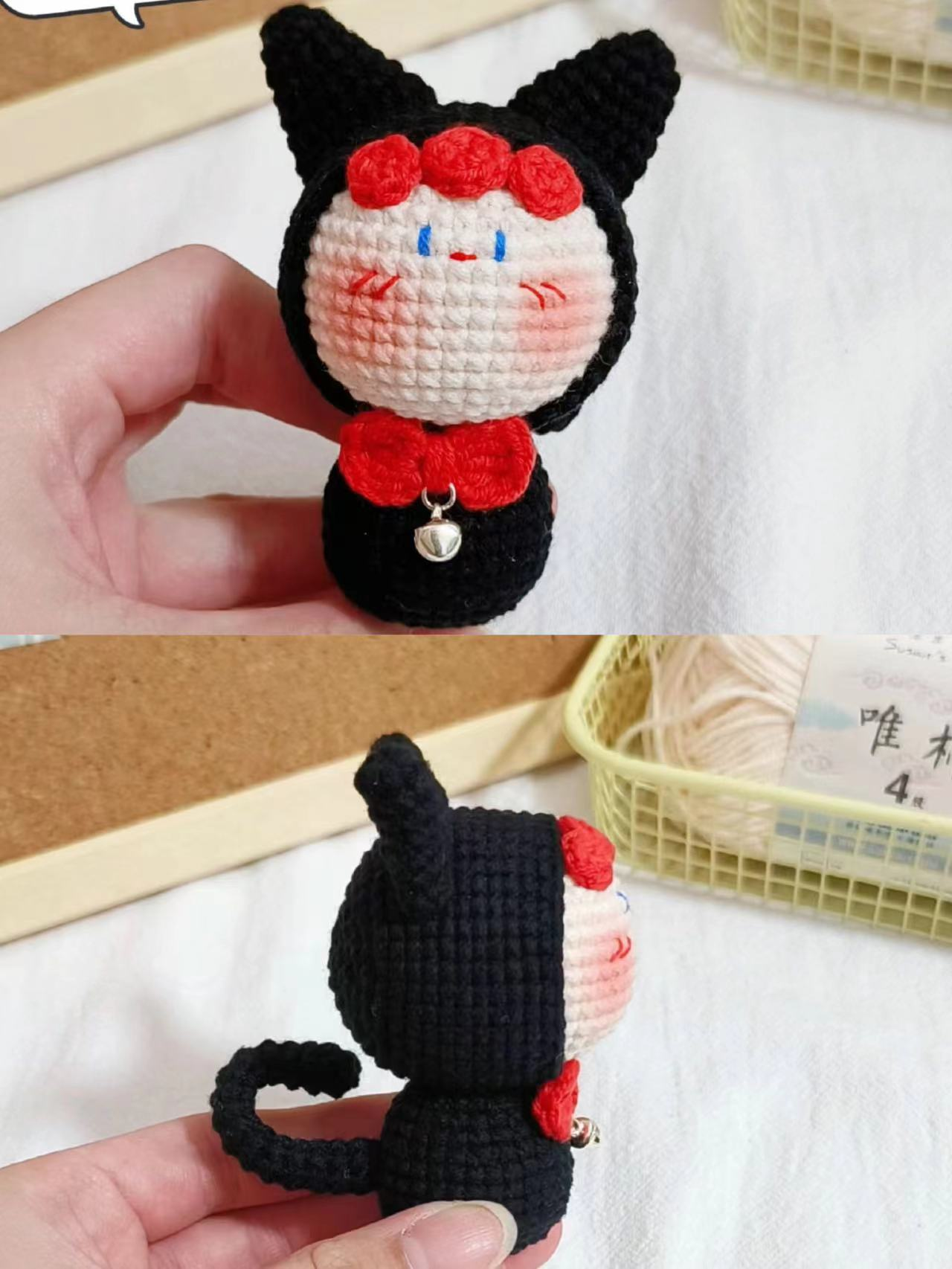 Handmade Crochet Doll (Keychain)--TuanZi Series