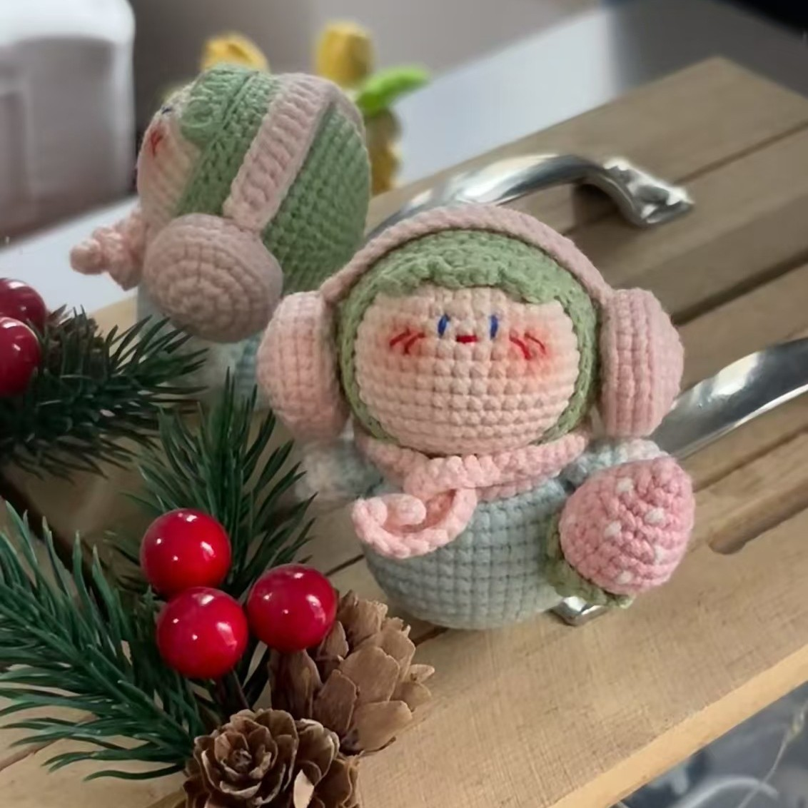 Handmade Crochet Doll (Keychain)--TuanZi Series