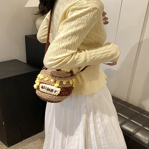 Handcrafted Honey Jar Crossbody Bag