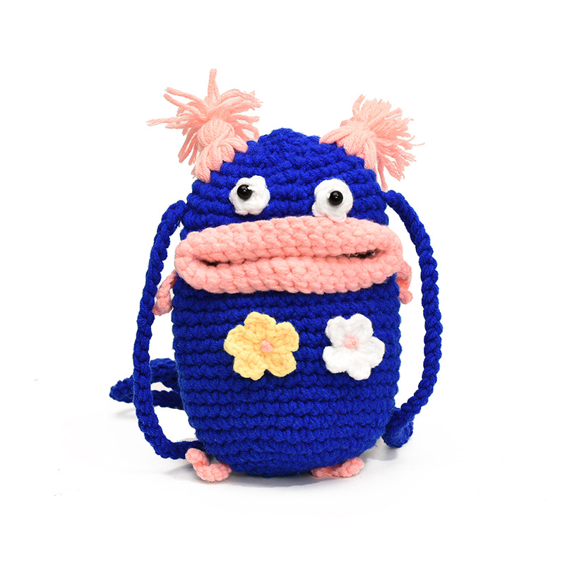 Handcrafted Little Monster Crossbody Bag
