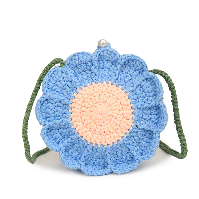 Handcrafted Three-dimensional Flower Shoulder Bag (Parent-Child Bag)