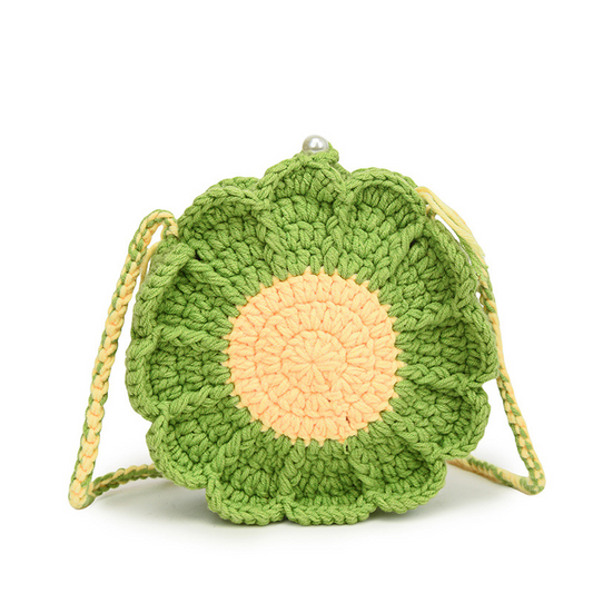 Handcrafted Three-dimensional Flower Shoulder Bag (Parent-Child Bag)