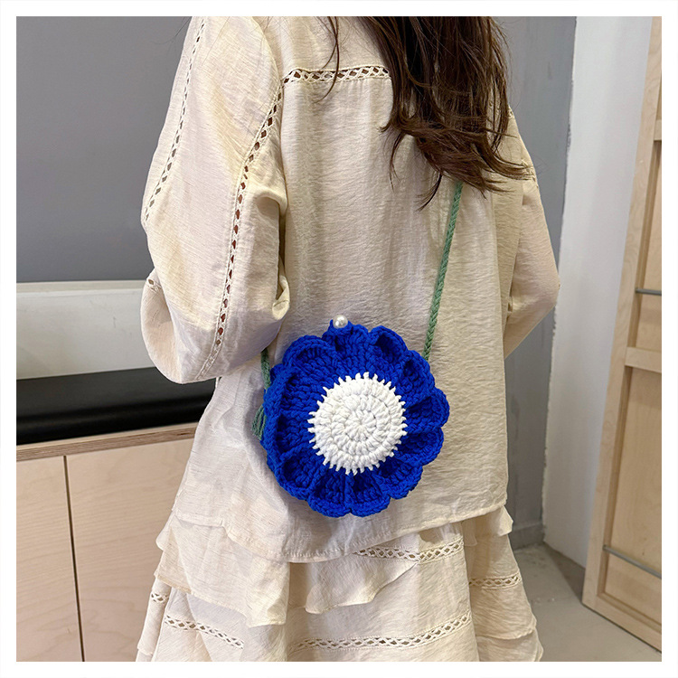 Handcrafted Three-dimensional Flower Shoulder Bag (Parent-Child Bag)