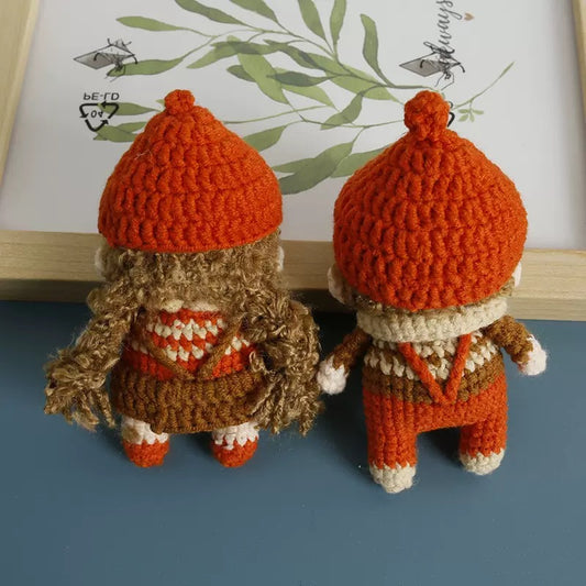 Handcrafted Crochet Doll Couple