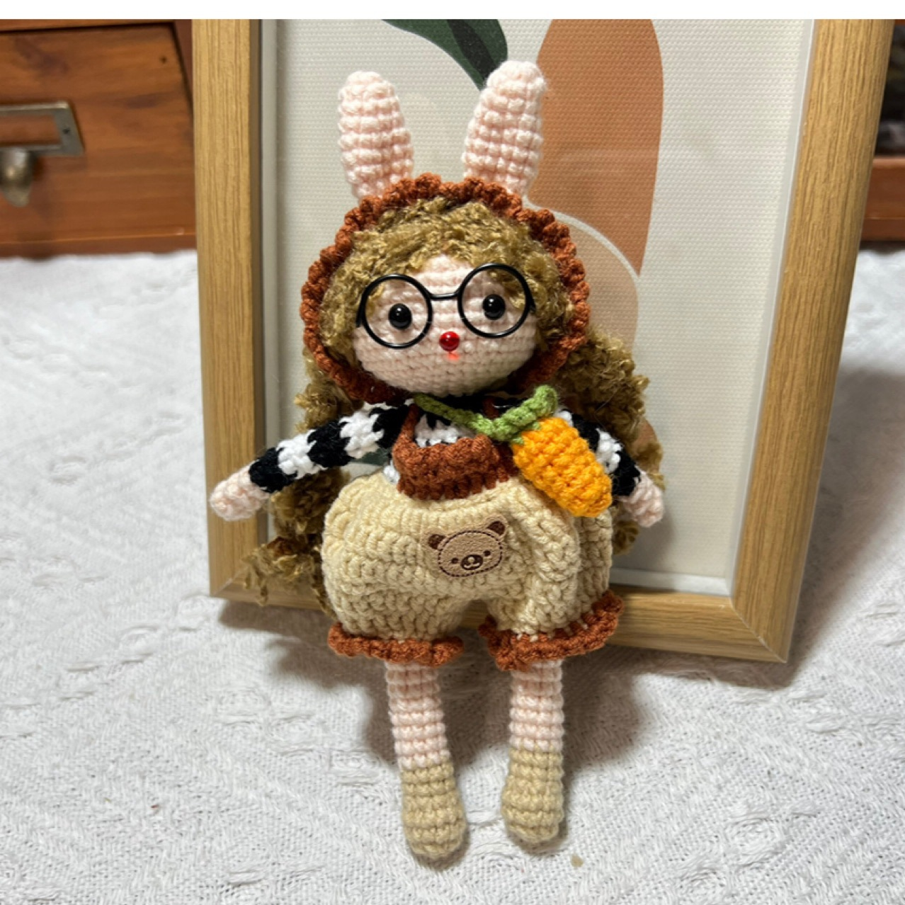 Handcrafted Crochet Bunny Girl