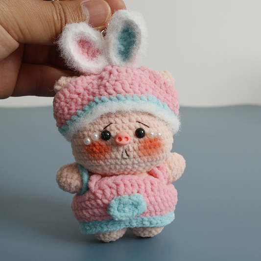 Handcrafted Crochet Crying piggy