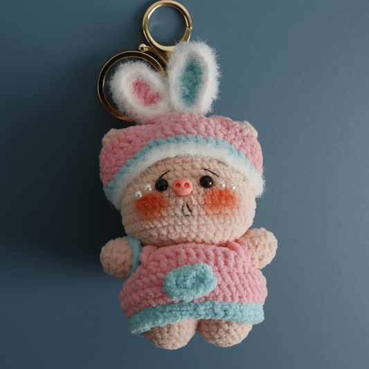 Handcrafted Crochet Crying piggy