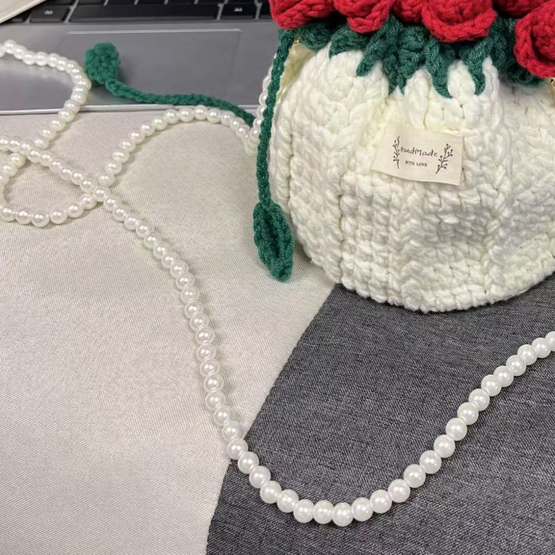 Handcrafted Rose Bag Shoulder Bag--Unfinished Products（Giveaway Material Pack+Tools+Tutorial）